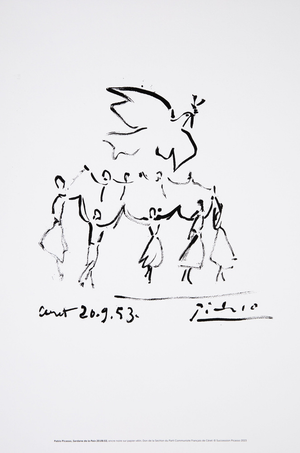 Pablo Picasso, Sardane de la paix, Lithograph