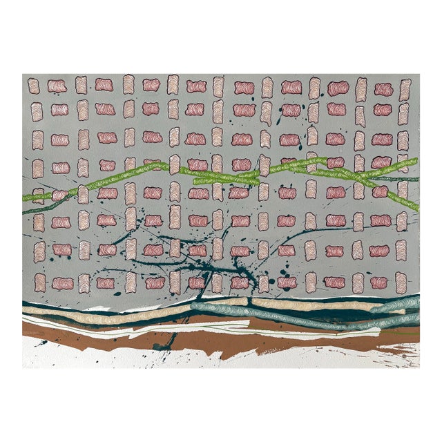 Barbara Beck 2009 Abstract Watercolor Painting on Paper - Signed/Dated/Unframed For Sale