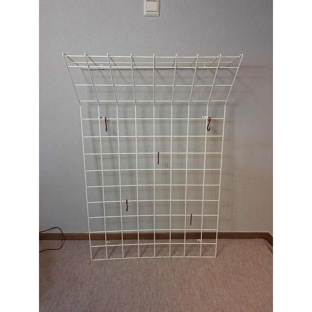 Wall Mounted Coat Rack by Karl Fichtel for Drahtwerke Erlau AG Aalen, Germany, 1950s For Sale - Image 6 of 10