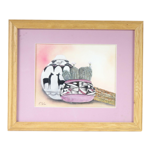 "Echoes of the Heritage" - South American Still Life Original Acrylic Painting Signed