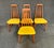 Fabulous set of 4 Danish modern teak high-back dining chair "Eva Chair" designed by Niels Koefoed manufactured by Koefoeds...