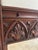 Large Antique Gothic Revival Carved Wood Overmantel Mirror For Sale - Image 4 of 8
