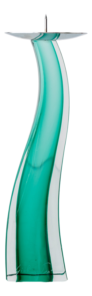 Murano Glass Candlestick by Giuliano Tosi, 2001