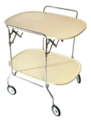 Vintage Foldable Serving Trolley by Antonio Citterio, 1980s