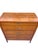 Vintage Mid Century Modern Tall Highboy Dresser by Lane in Tuxedo Design. Attributed Walnut dresser with tuxedo bow tie...