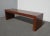 Mid-Century Modern Vintage Mid Century Modern Baker Brown Bench ~ Barbara Barry Collection For Sale - Image 3 of 13