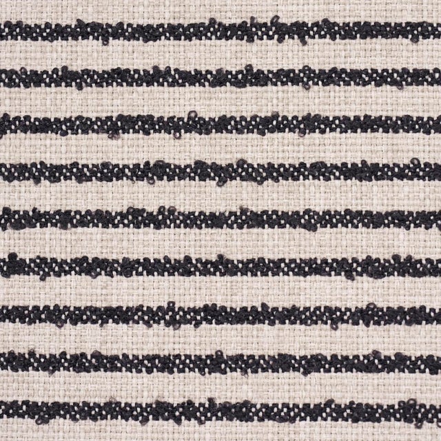 Schumacher SAMPLE - Schumacher Bouclé Stripe Indoor/Outdoor Fabric In Jute For Sale - Image 4 of 4