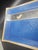 Folk Art Vintage Blue Mezuzah Ceramic Hand Thrown Platter, Signed For Sale - Image 3 of 4