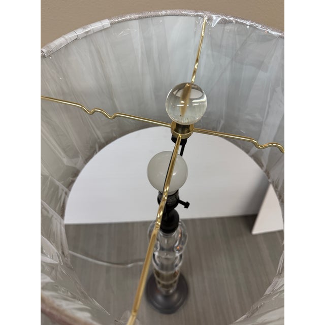 Pottery Barn Marston Crystal Floor Lamp For Sale - Image 12 of 12