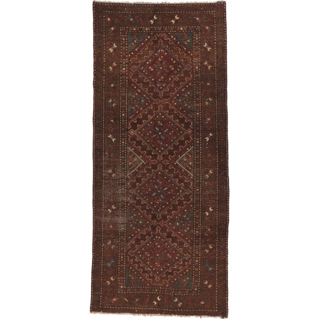 Antique Persian Malayer Rug, 03'00 X 06'10 For Sale - Image 9 of 9