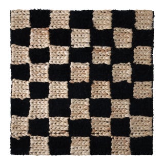 Rug & Kilim Custom Checkered Jute Rug, 8' x 10' For Sale