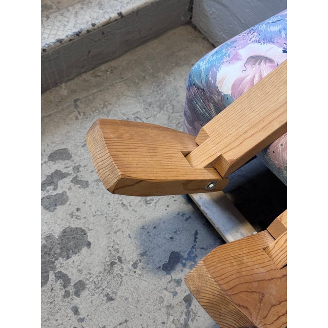 Amazing vintage 1980s wooden articulating “Robot Man” figure by Don Ellefson. Hinged connections, adjustable life-sized...