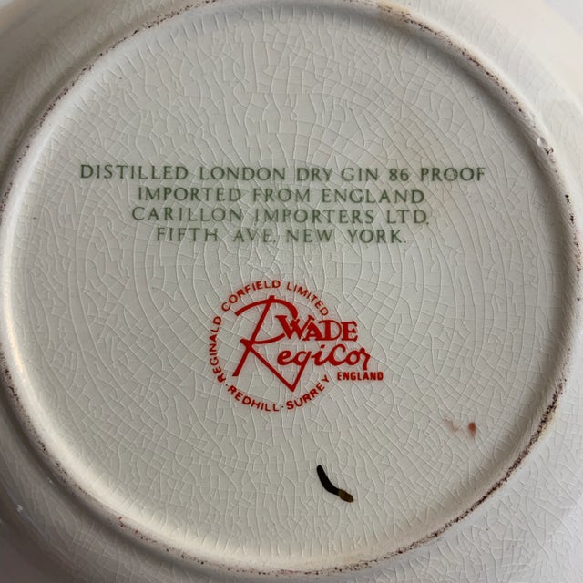 Mid-Century Modern Vintage Bombay Dry Gin Ashtrays - a Pair For Sale - Image 3 of 4