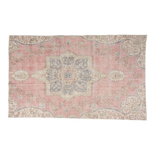 1960s Bohemian Turkish Area Wool Rug For Sale