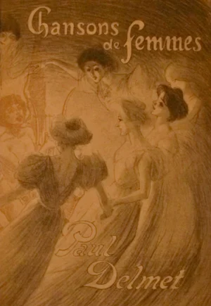 1896 Original Belle Epoque French Print, Chansons De Femmes