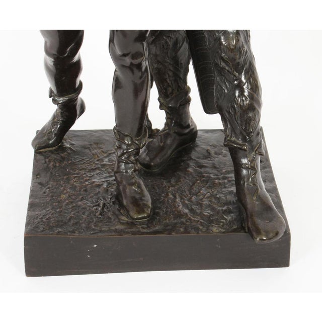 Emile Laporte, Vercingetorix with His Son, 19th Century, Bronze For Sale - Image 12 of 18