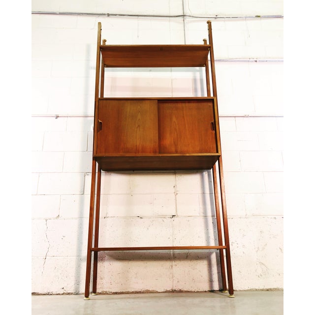 Vintage Danish Teak Room Divider Wall Unit Chairish