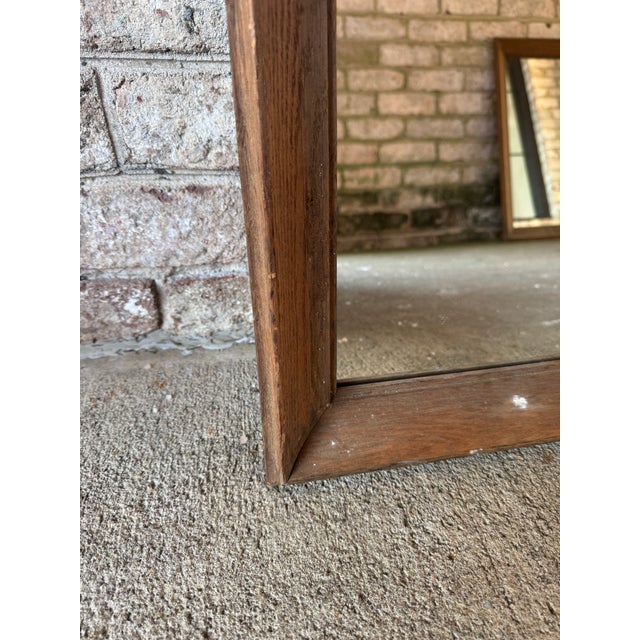 Early 20th Century Wooden Frame Mirror For Sale - Image 11 of 12