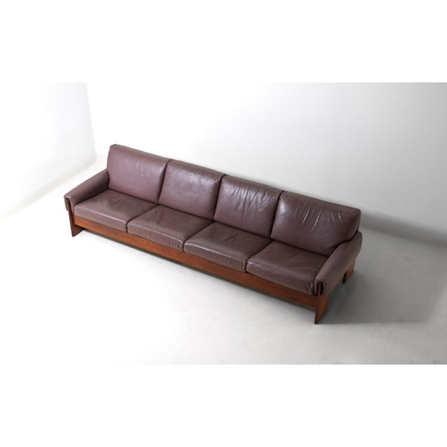 Vintage Loft Sofa in Leather, Italy, 1970s For Sale - Image 6 of 18