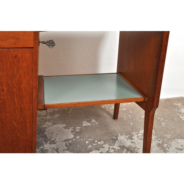 Mid-Century Modern Magic Oak Desk, 1950s For Sale - Image 15 of 18