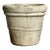Vintage Boho Monumental Cast Concrete Planter For Sale
