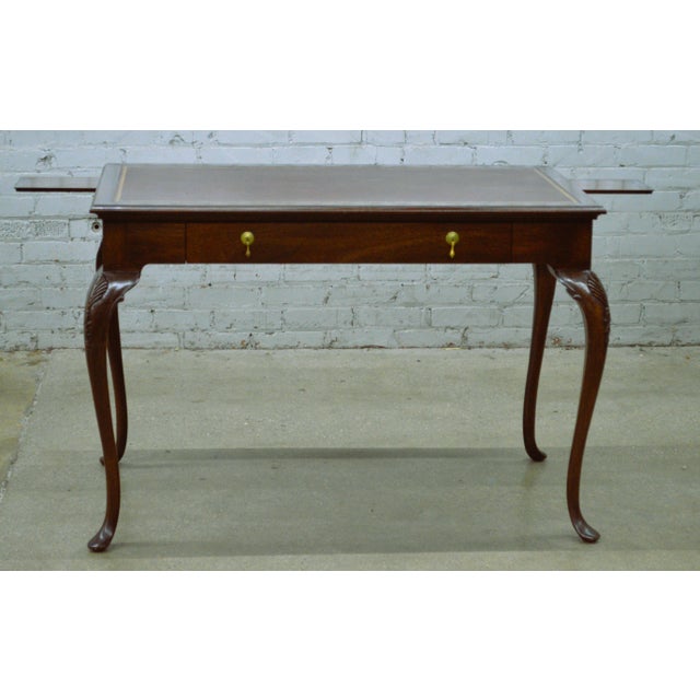 Romweber Thornhill House Collection Carleton Varney Norris Wakefield Mahogany Leather Writing Desk. Classic Mahogany...