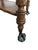 Early 20th Century Tiger Oak Barley Twist Table With Glass Ball & Claw Feet For Sale - Image 11 of 17