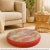 Dimensions: 30" W x 30" D x 6" H This tufted floor cushion is made from vintage, hand woven silk "Saree" fabric patches...