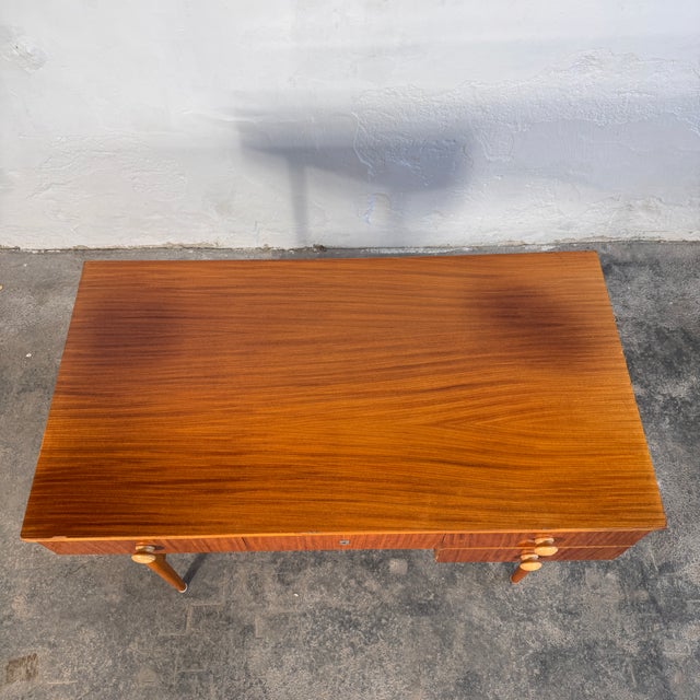 Brown Hungarian Writing Desk, 1970 For Sale - Image 8 of 10
