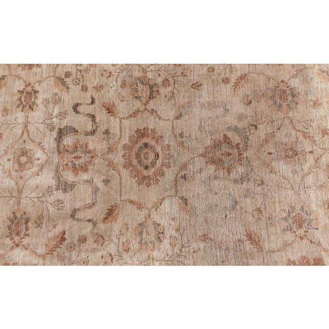 1920s North Indian Handmade Wool Rug For Sale - Image 4 of 11