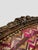 French Mahogany Square Back Chair Pair Pink Velvet Magenta Purple Petit Point For Sale - Image 16 of 17