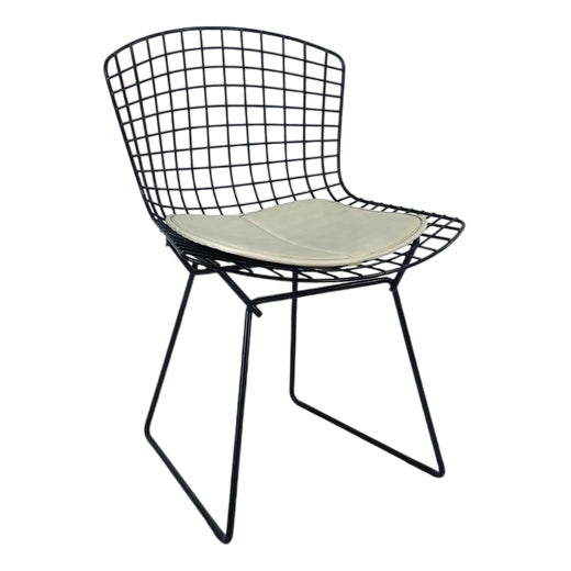 Side Chair in Black by Harry Bertoia, 1950s For Sale