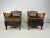 Mid-Century Modern Pair of 1930’s European Leather Lounge For Sale - Image 3 of 12