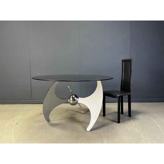 Adjustable Helix Dining Table from Luciano Campanini, 1970s For Sale - Image 6 of 9