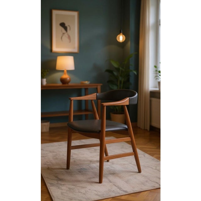 Vintage Armchair in Teak and Leather from Farstrup Møbler, 1960s For Sale - Image 17 of 18