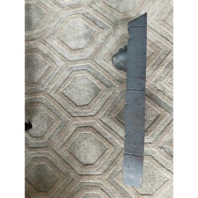 Charcoal Gothic Revival Architectural Corbel Shelf For Sale - Image 8 of 14