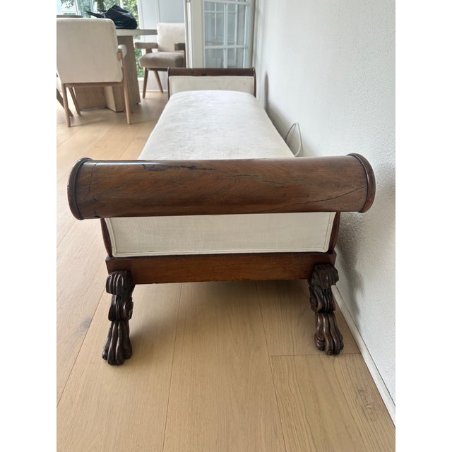 Vintage Lions Paw Bench For Sale - Image 13 of 15