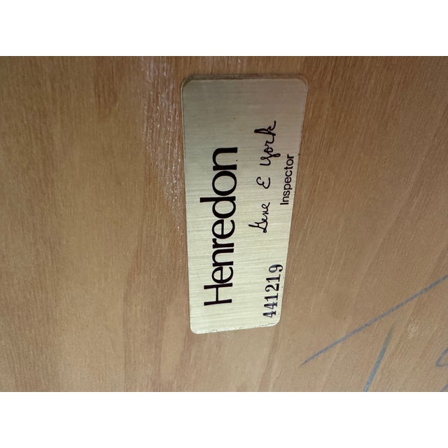 Wood Mid 20th Century Henredon Scene Two Burl Dining Table For Sale - Image 7 of 16