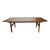 Vintage Modern Walnut and Laminate Top Coffee Table For Sale