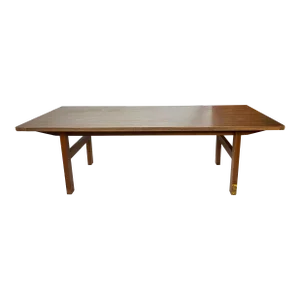 Vintage Modern Walnut and Laminate Top Coffee Table