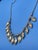 Antique Turkmen / Yemen Tribal Silver Keaf Necklace, Coral Accents. For Sale - Image 9 of 10