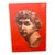 David Study on Vermilion Ground by Kathleen Varadi, Classical Figurative Oil Painting For Sale