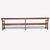 Brown 19th Century French Oak Open Arm Bench For Sale - Image 8 of 10