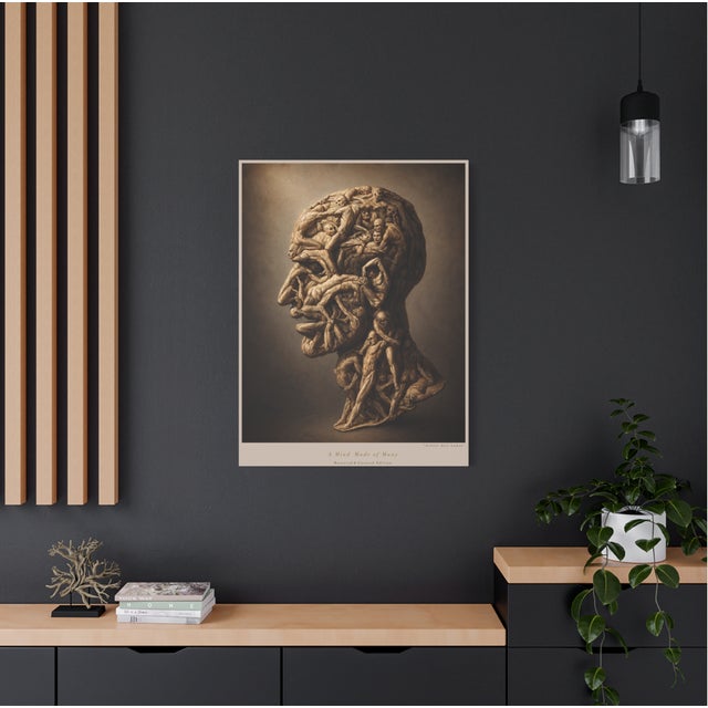 Paper Atelier Aria Lumae Filippo Balbi 1854 Testa Anatomica Human Figure Composite Gallery Board Print For Sale - Image 7 of 15