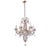 Baroque Petite Beaded Chandelier For Sale - Image 3 of 6