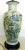 Vintage Chinoiserie Hand Painted Vase With Asian Floral Designs Table Lamp For Sale - Image 4 of 10