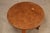 Mission Stickley Commemorative Leather-Top Round Oak Library Table For Sale - Image 3 of 18