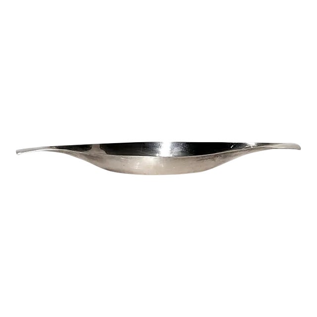 Mid 20th Century Modernist Silverplate Bowl Designed by John Prip for Reed and Barton For Sale