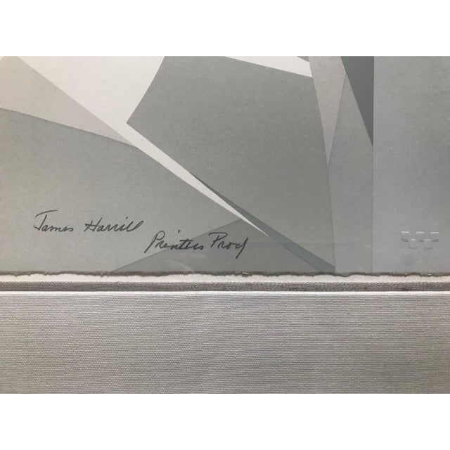 Vintage James Harrill Limited Edition Serigraph Signed With Printer's Proof For Sale - Image 4 of 7