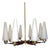 1950s Uplight Chandelier Designed by Stilnovo. Italy For Sale